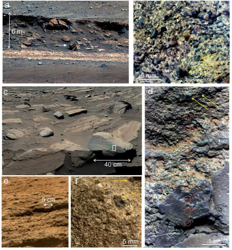Image from: NASA’s Perseverance Rover Finds Water Left a Surprising Mark on Mars Rocks