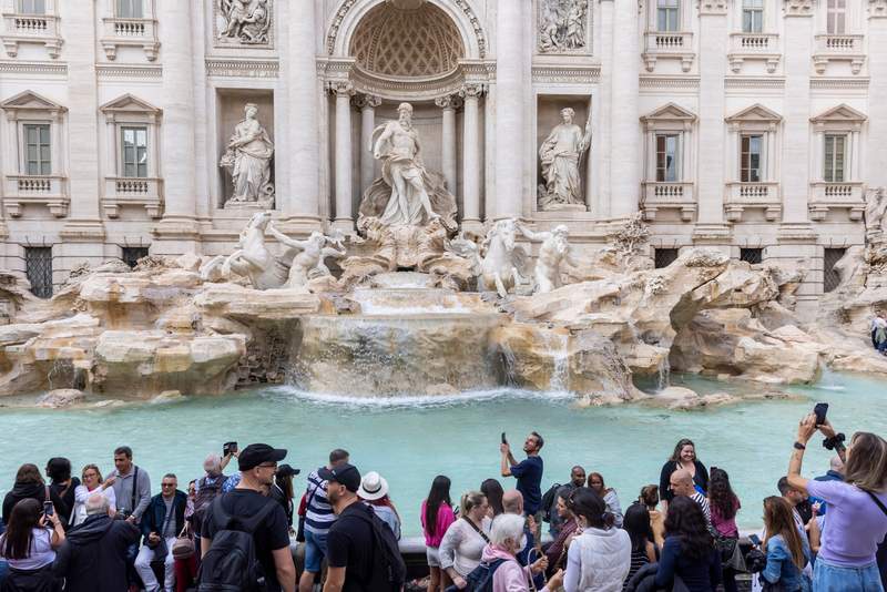 Image from: The Trevi Fountain, Venice “day pass”… In Europe, these once-free tourist attractions now come with a price tag