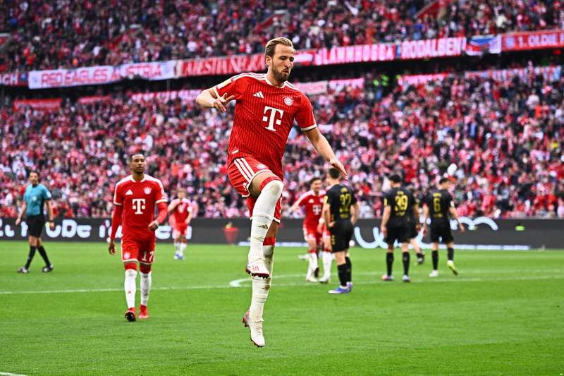 Image from: Departing Goretzka given Bayern honour as Kane and Olise feted