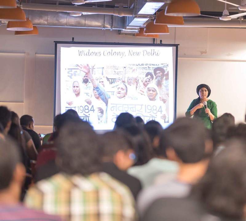 Image from: Filmmaker Teenaa Kaur Pasricha’s picture of resilience
