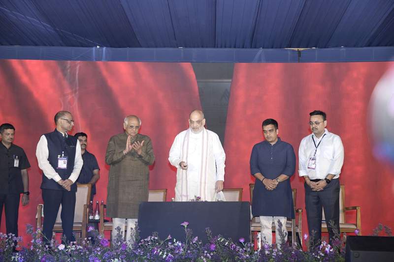 Image from: Gujarat: Amit Shah inaugurates 'Million Minds Tech Park' and 'Ganesh Real Estate Management Institute' in Ahmedabad