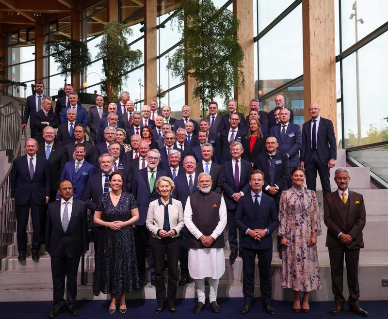 Image from: PM Modi pitches bold investment vision to Europe's top CEOs at historic ERT roundtable in Gothenburg