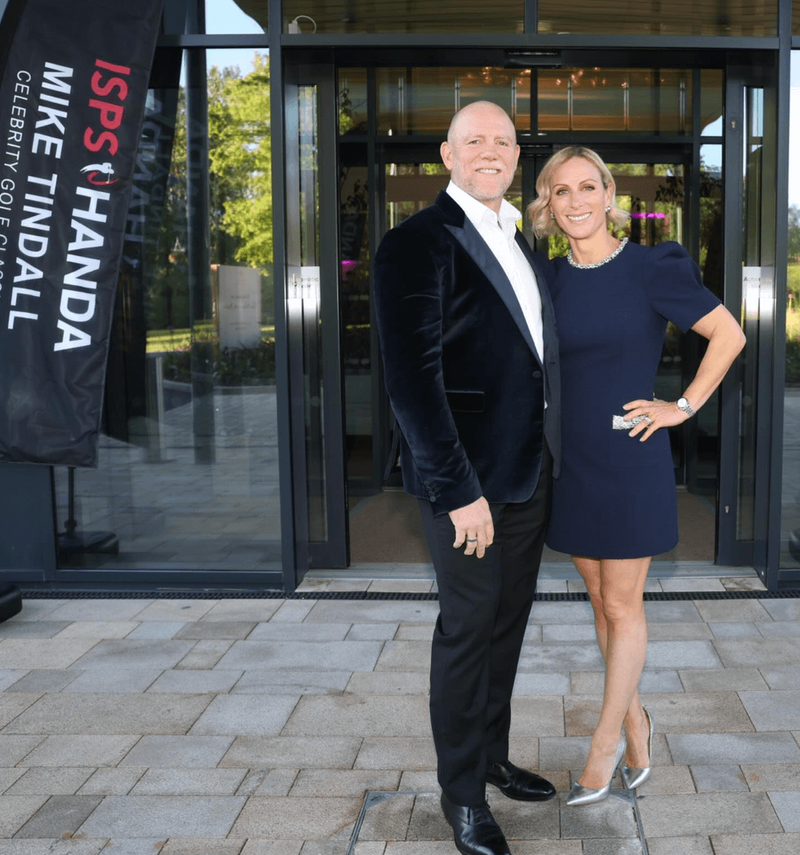 Image from: Mike and Zara Tindall look loved up as they are joined by star-studded guests for annual fundraiser