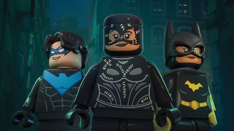Image from: Seven heroes in Gotham as 'Lego Batman' returns
