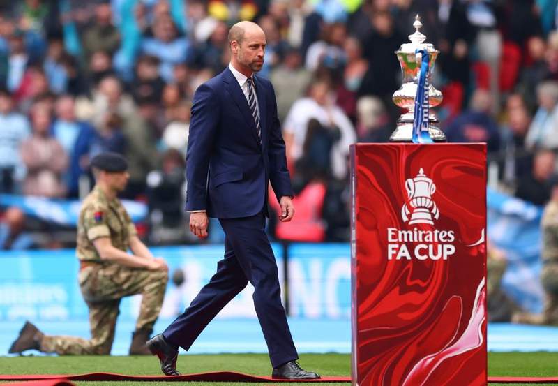 Image from: Prince William heading to Istanbul to support Aston Villa in European final