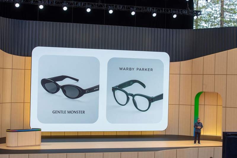 Image from: Google unveils its answer to Meta's AI glasses