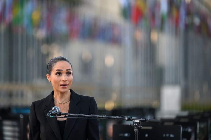 Image from: Meghan's secret stop in the UK revealed as Duchess of Sussex made rare trip to London