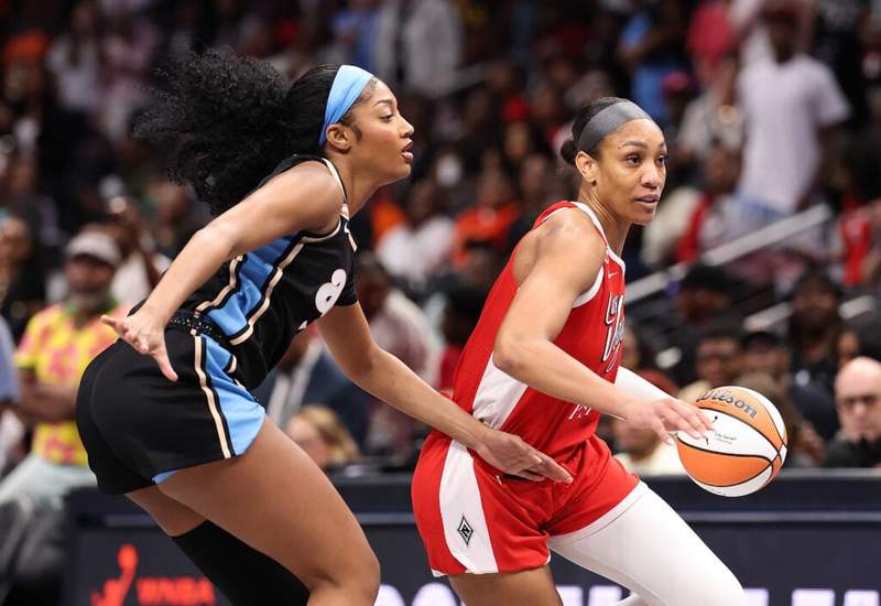 Image from: Angel Reese and A’ja Wilson help create WNBA history as league growth keeps accelerating