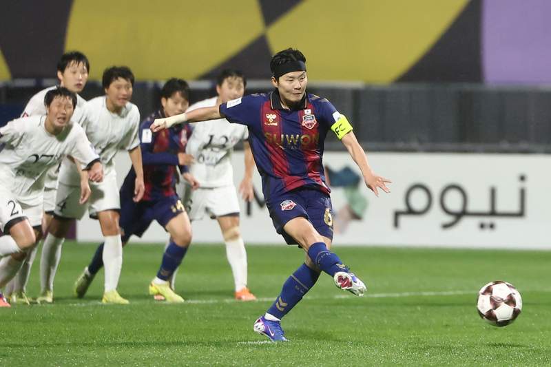Image from: North Korean women's football team beat South Korean hosts in rarity