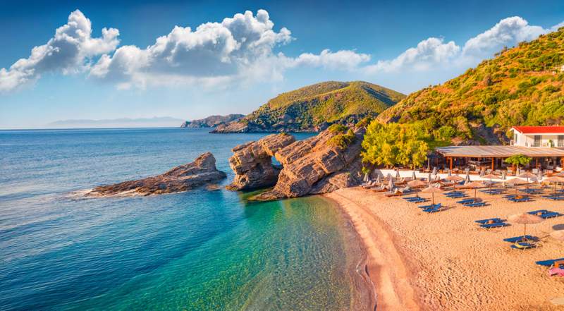 Image from: In Greece, this little-known island in the heart of the Aegean Sea is one of the country’s most beautiful