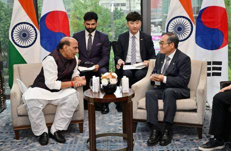 Image from: India, South Korea sign agreements for cooperation in defence Cyber, Training & UN Peacekeeping domains