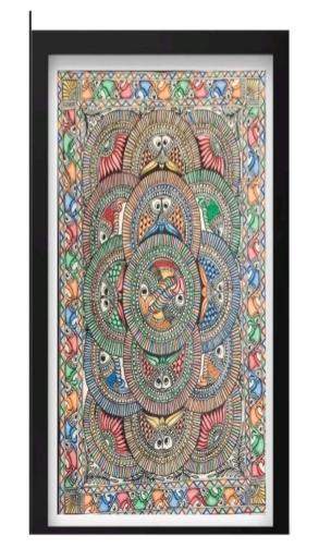 Image from: Blue Pottery, Meenakari and Kundan earrings, Madhubani Paintings; PM Modi gifts Indian heritage to Dutch Royals and PM