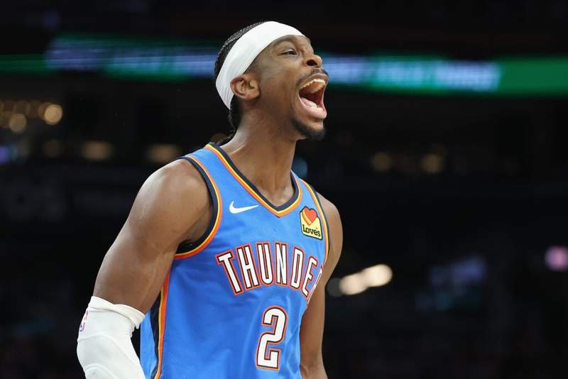 Image from: Shai Gilgeous-Alexander passes Westbrook with huge OKC playoff feat, trails only Durant