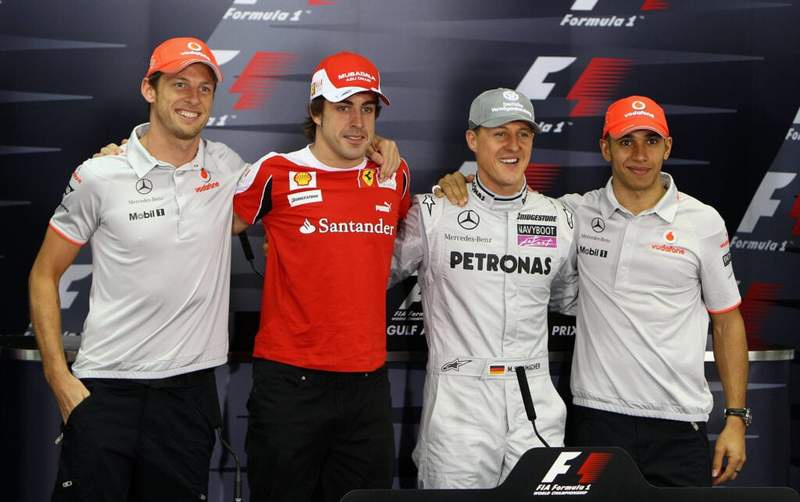 Image from: How F1 drivers really feel about the Indy 500, including Michael Schumacher and Lewis Hamilton