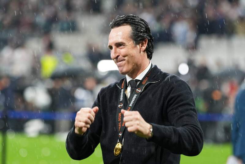 Image from: Unai Emery’s Aston Villa join rare Man United, Chelsea, Liverpool list after Europa League triumph