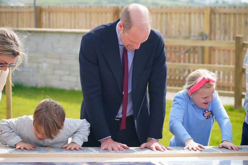 Image from: Prince of Wales visits Cornwall adorned in Aston Villa colours as he tours Duchy's new estate