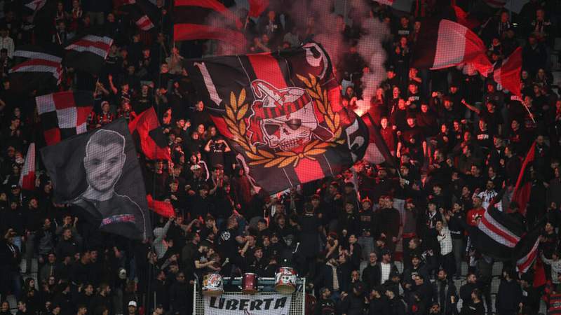 Image from: Paris police arrest brawling Nice fans ahead of French Cup final, relegation showdown