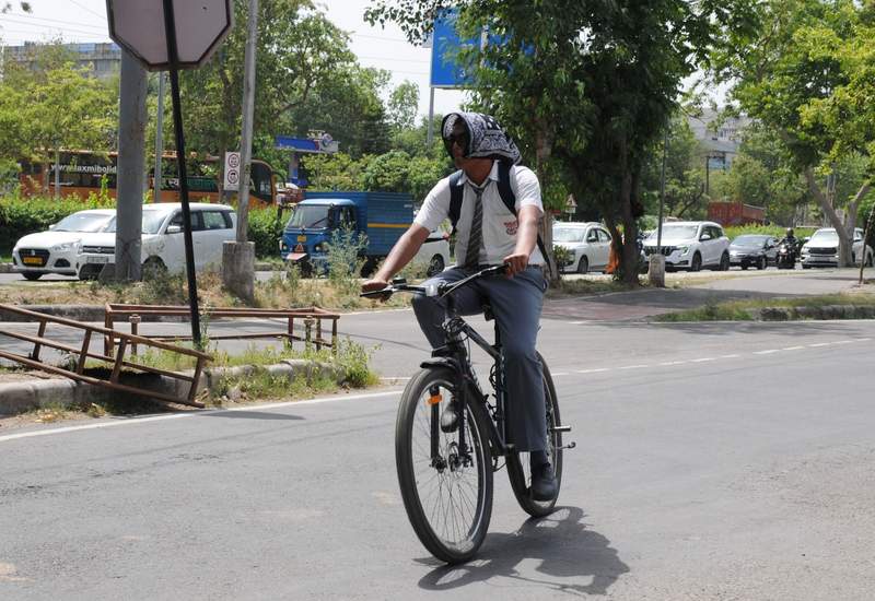 Image from: In pics: Rain cools Himachal, Punjab and Chandigarh reel under heatwave
