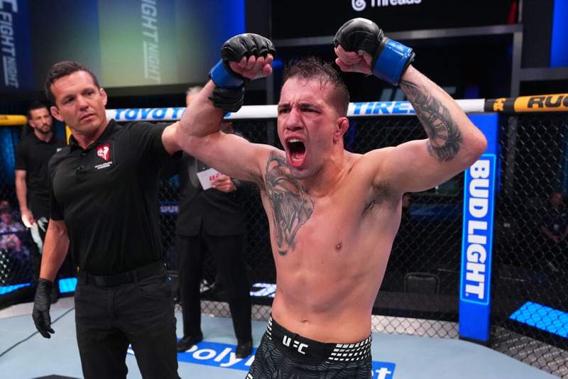 Image from: UFC flyweight offers Ryan Garcia $10k challenge after Ilia Topuria ‘no ground game’ remark