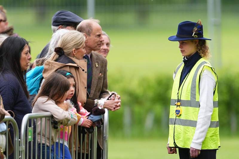 Image from: Lady Louise shares laughs with King Charles’s ‘hot equerry’