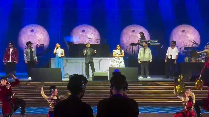Image from: AR Rahman's 'Jai Ho' resonates at US 250th Independence Day celebrations in Delhi