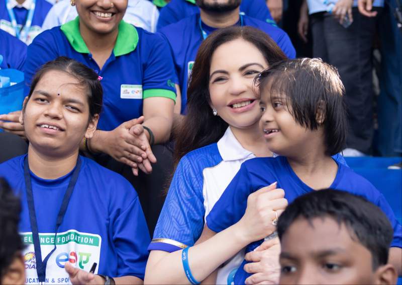 Image from: "Hope the kids go back with a lot of cherished memories": Nita Ambani shares after Mumbai Indians' annual ESA game