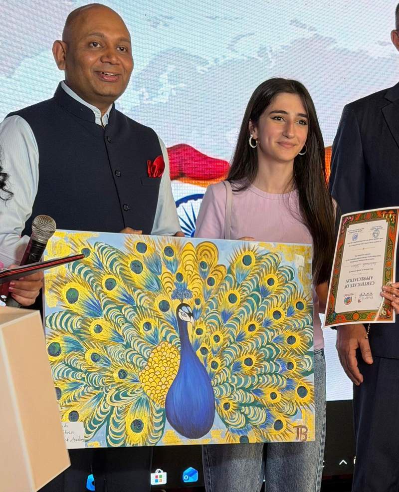 Image from: "Cultural Bridges" exhibition in Baku showcases India-Azerbaijan shared heritage and traditions