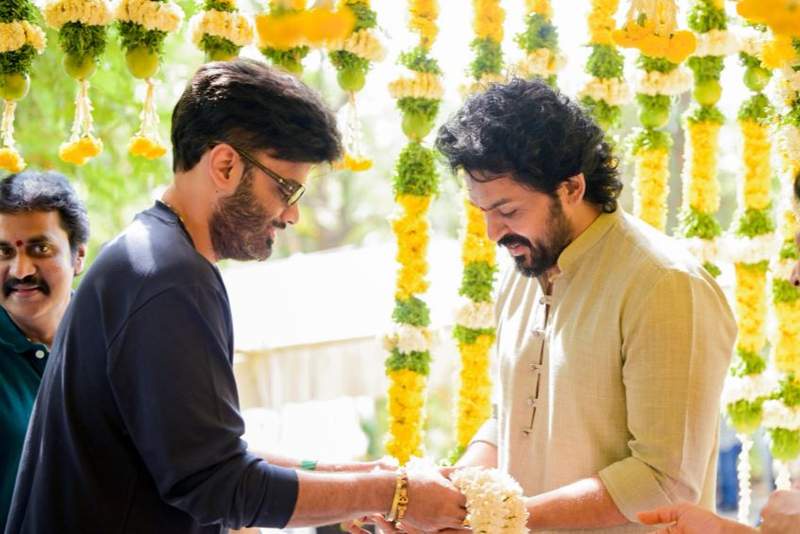 Image from: Filming begins for Karthi's upcoming film with Meenakshi Chaudhary, snaps from puja ceremony out