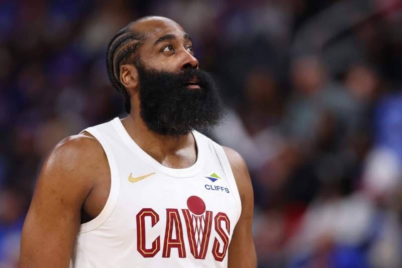 Image from: James Harden’s reaction to 4-0 sweep vs. New York Knicks exposes the Cavaliers star’s delusion