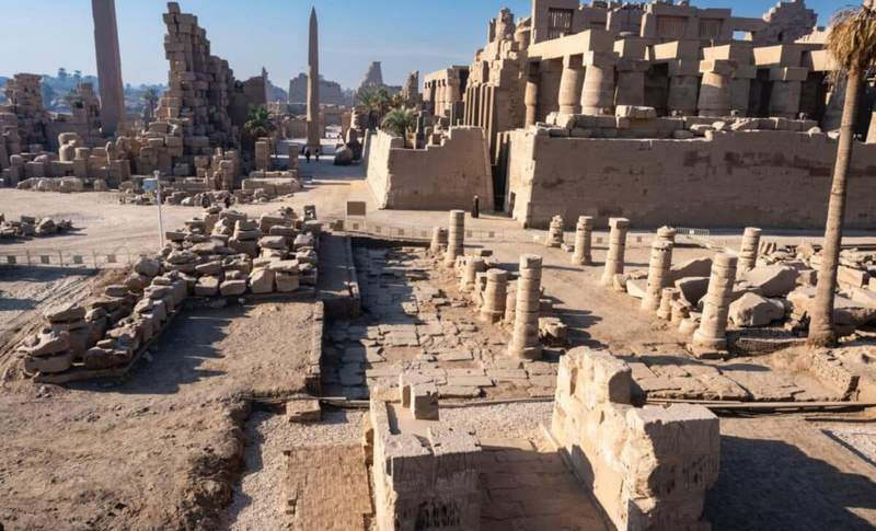 Image from: A 2,000-Year-Old Stone Block Found in Egypt Shows a Roman Emperor Dressed as a Pharaoh in the Presence of Ancient Gods