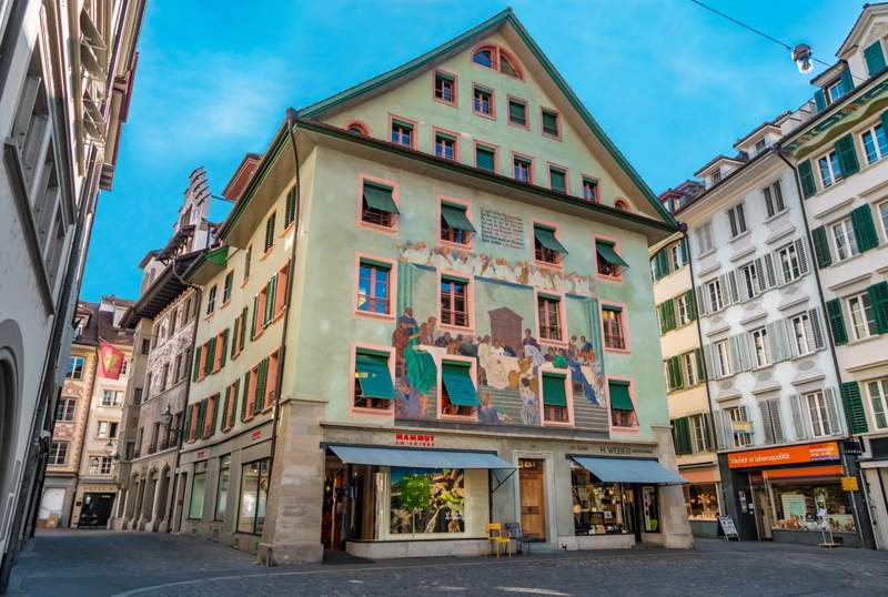 Image from: In Switzerland, this enchanting lakeside town could have been dreamed up by the Brothers Grimm (and yet every bit of it is real)