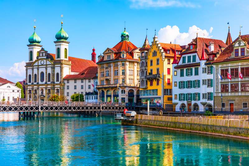 Image from: In Switzerland, this enchanting lakeside town could have been dreamed up by the Brothers Grimm (and yet every bit of it is real)