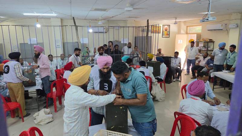 Image from: Punjab civic body election results LIVE: Counting of votes begins
