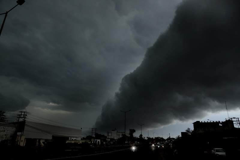 Image from: Morning rain beings respite from heatwave in Chandigarh, Punjab