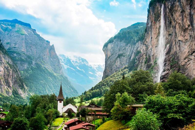 Image from: In Switzerland, this enchanting alpine valley, dotted with waterfalls, is a paradise for hikers (and it inspired Tolkien, Goethe and James Bond)