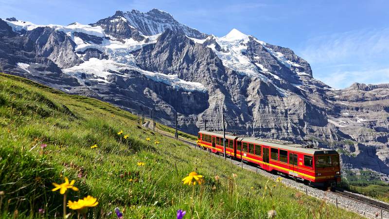 Image from: In Switzerland, this enchanting alpine valley, dotted with waterfalls, is a paradise for hikers (and it inspired Tolkien, Goethe and James Bond)