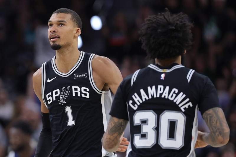 Image from: Victor Wembanyama and Julian Champagnie enter NBA history with two stunning stats