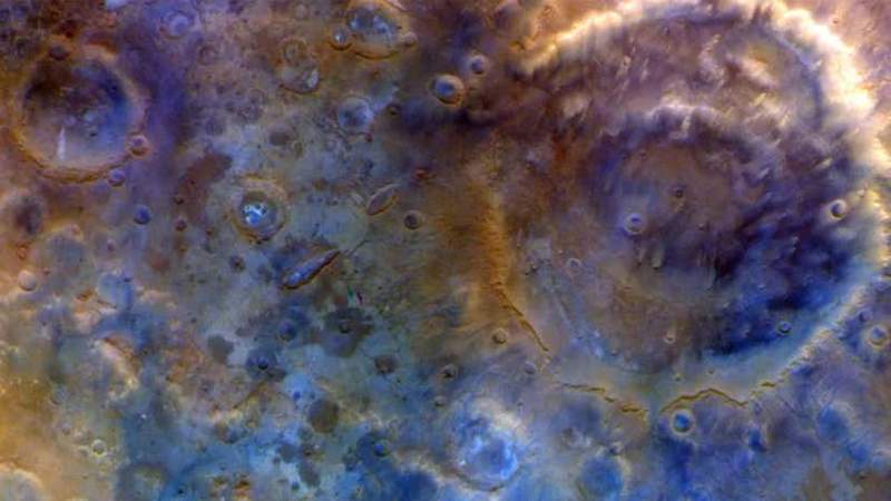 Image from: NASA’s Psyche Probe Just Flew 2,864 Miles Above Mars and Revealed Images from an Angle Almost Never Seen