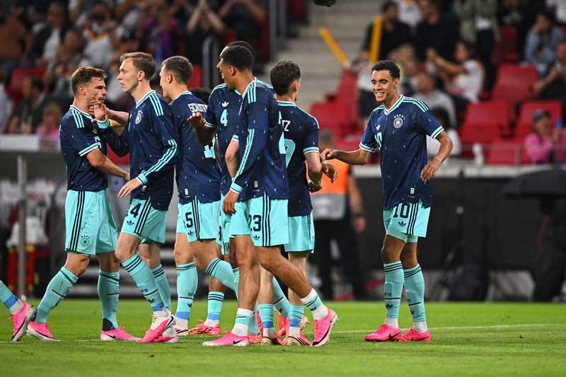 Image from: Undav brace and Musiala goal as Germany beat Finland before World Cup