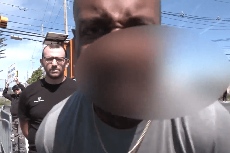 Image from: Ben Leo thanks GB News fans for support after explosive row with anti-ICE protestor goes viral