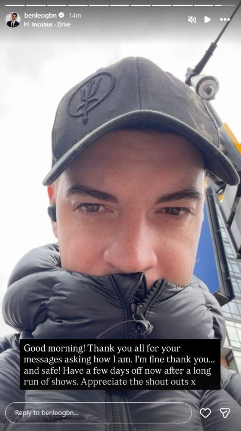 Image from: Ben Leo thanks GB News fans for support after explosive row with anti-ICE protestor goes viral