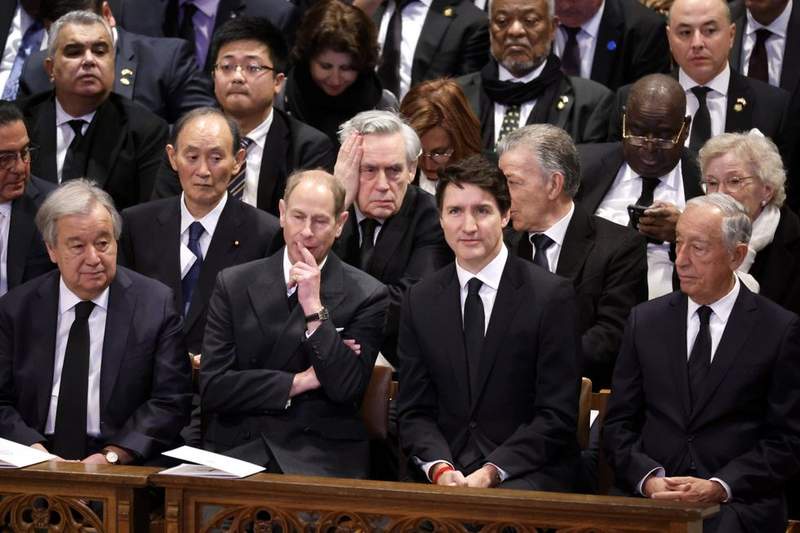 Image from: Peter Mandelson joked about Prince Edward and Gordon Brown before Jimmy Carter's funeral