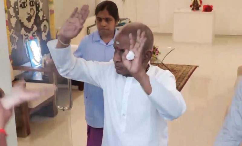 Image from: Tamil Nadu: Legendary composer Ilaiyaraaja greets fans on his birthday