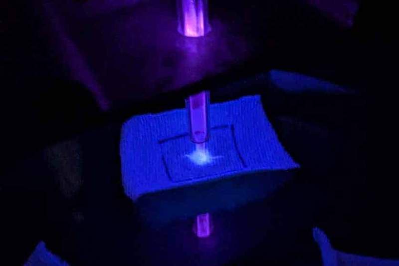 Image from: Scientists Test a Smartphone-Sized Device Designed to Keep Astronauts’ Clothes Free of Bacteria on Mars