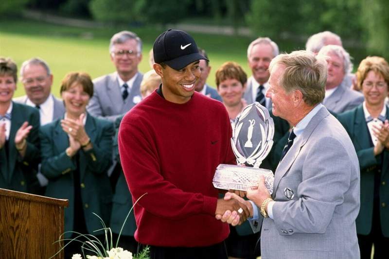 Image from: What Jack Nicklaus said amazed him about Tiger Woods after he won Memorial by seven shots in 2001