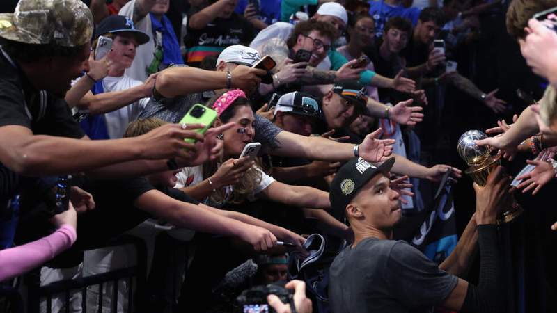 Image from: One of our own: San Antonio embraces 'Wemby' ahead of NBA Finals