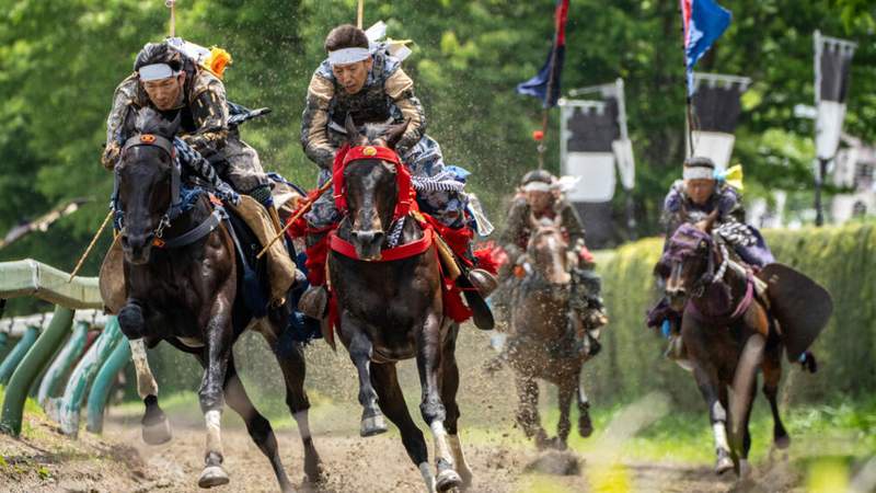 Image from: Japan keeps traditional samurai horse festival alive by adapting to climate change