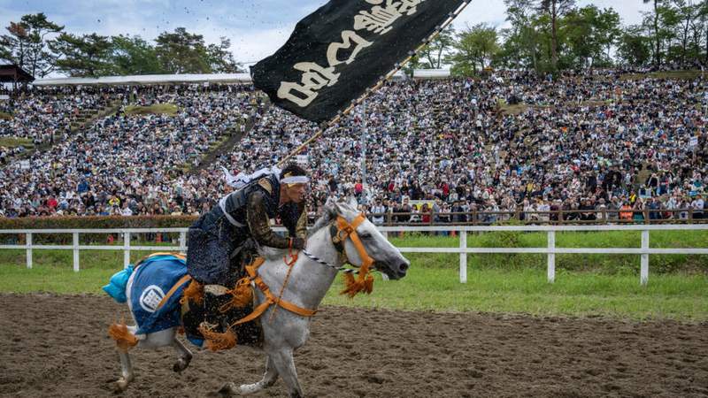 Image from: Japan keeps traditional samurai horse festival alive by adapting to climate change