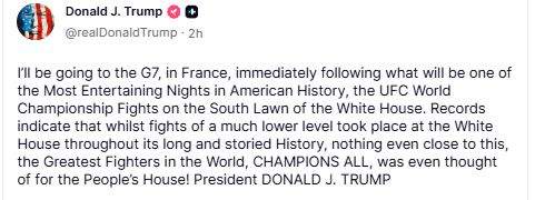 Image from: Trump confirms attendance at G7 Summit in France this month