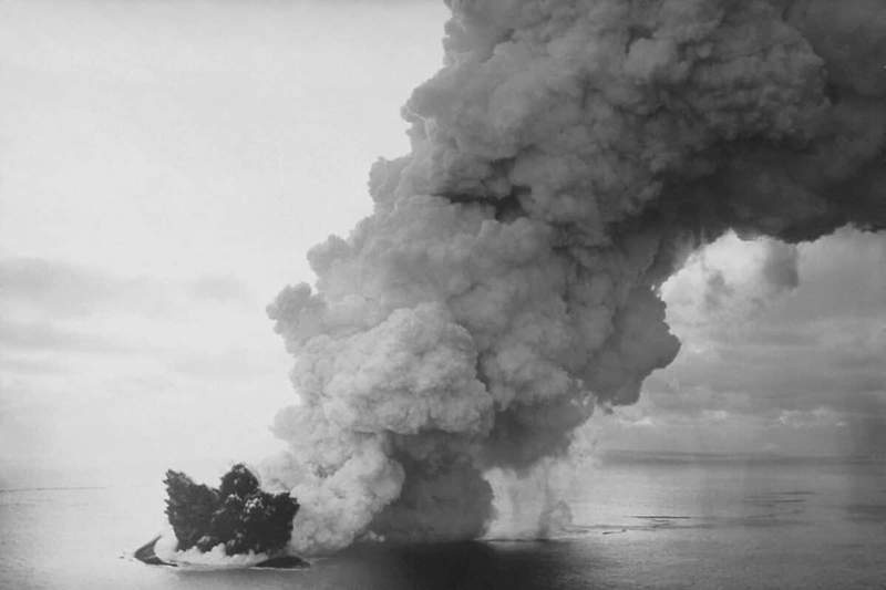 Image from: A Volcanic Island Born From Fire Stayed Nearly Untouched Since 1963 and Became a Rare Natural Lab for Life Starting From Scratch